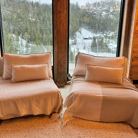 度假居 New Family Near Lifts In Sirdal